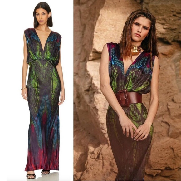 Mes Demoiselles Ilane Maxi Dress 12 NWT! $435 - Picture 6 of 13